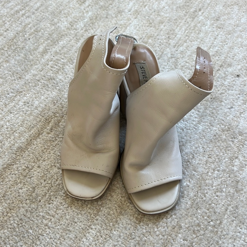 Steve Madden peep toe booties